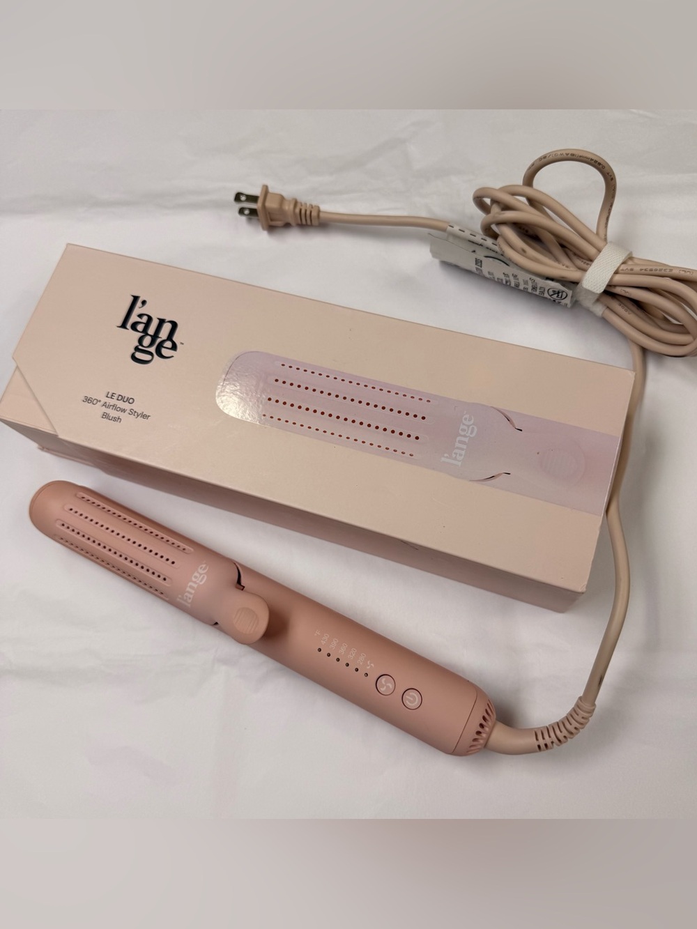 Lange LE DUO 2-in-1 Airflow Styler in Blush Pink